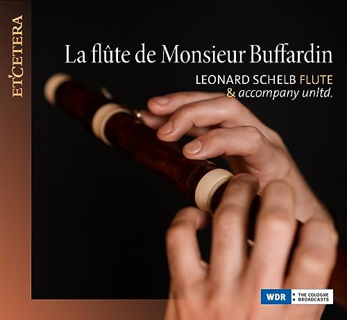 CD cover: hands holding a dark wood recorder against a black background.