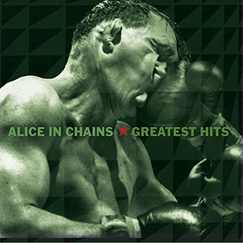 Alice In Chains “Greatest Hits” CD cover with Layne Staley’s portrait.