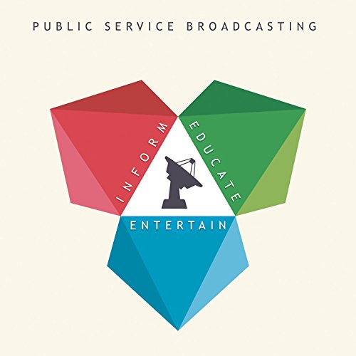 Album cover for Public Service Broadcasting with geometric shapes and a radar.