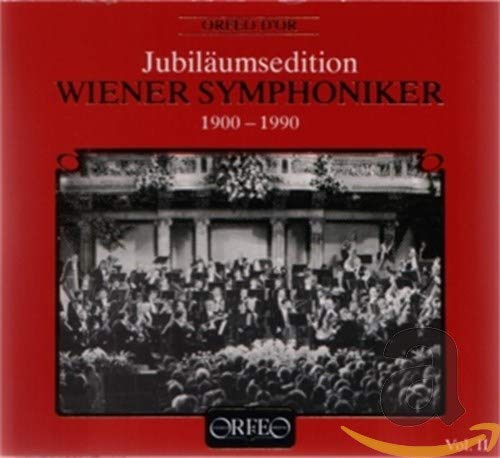Red CD case featuring the Vienna Symphony Orchestra in a black and white photo.