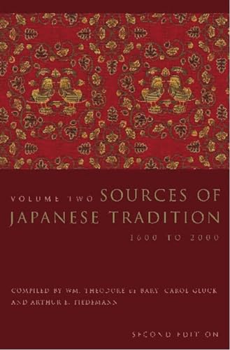 Sources of Japanese Tradition: 1600 to 2000