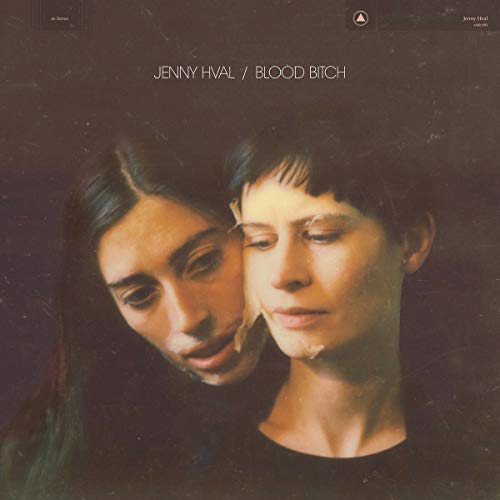 Dark album cover featuring a double exposure portrait of Jenny Hval.