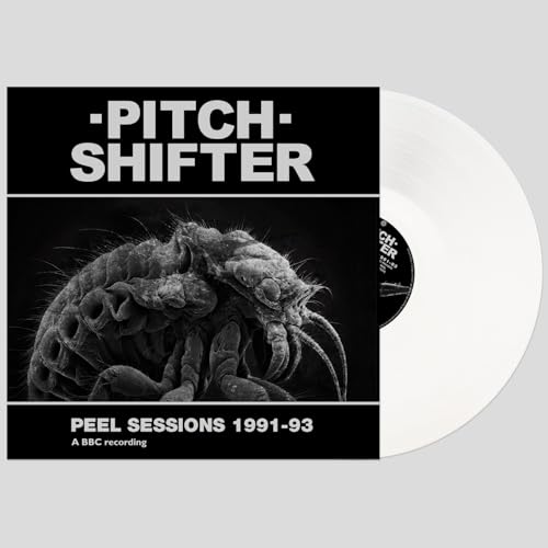 Pitchshifter vinyl record cover with insect image and white disc.