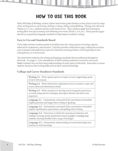 180 Days™: Writing for Third Grade : Practice, Assess, Diagnose