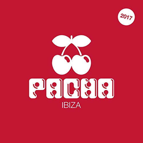 Red album cover with white cherries and “Pacha Ibiza” text.