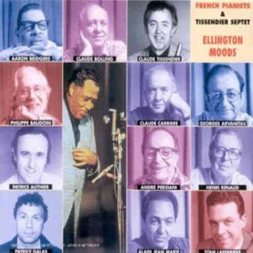 CD cover featuring portraits of jazz pianists and a microphone.