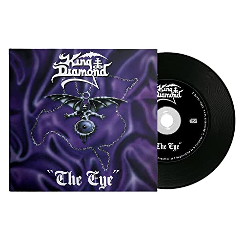 King Diamond “The Eye” CD case and disc, purple and black imagery.