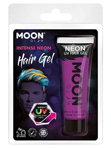 Moon Glow Intense Neon UV Hair Gel Purple