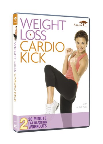 DVD cover featuring a woman in workout clothes demonstrating a kick.