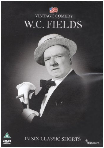 W.C. Fields in a suit and hat on a DVD cover.