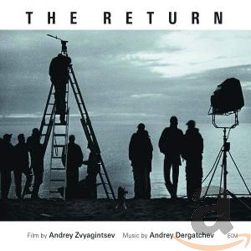 CD cover for "The Return" featuring silhouetted figures and film equipment.
