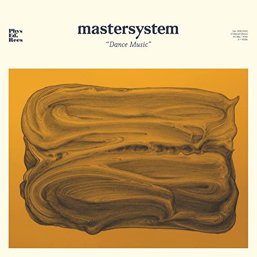 Mastersystem “Dance Music” CD cover with abstract swirling brown and gold design.