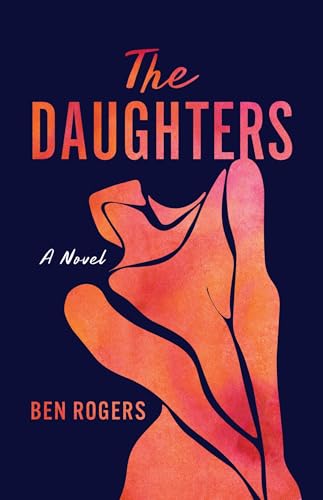 Book cover for “The Daughters” featuring a red abstract face and title.