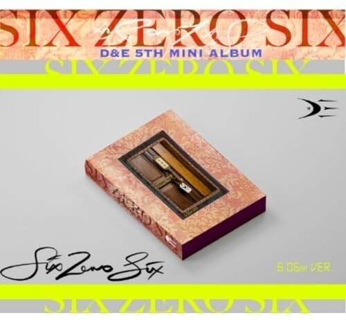 Super Junior-d&e “606” album cover, peach-toned with text and logo.