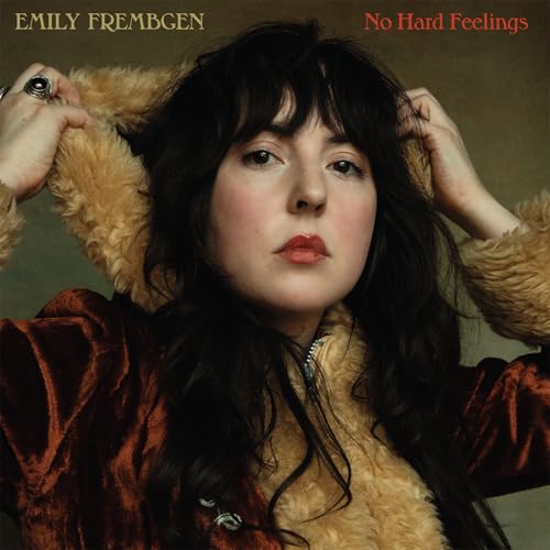 Album cover for Emily Frembgen’s "No Hard Feelings" featuring a portrait of the artist.