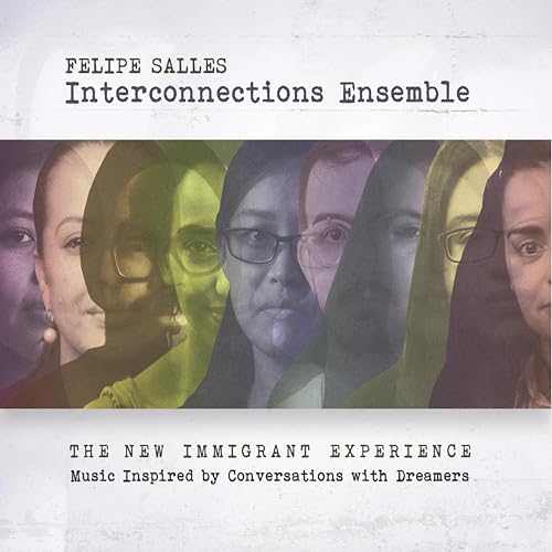 CD cover featuring portraits of diverse people, titled "Interconnections.