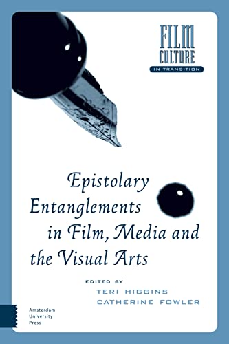 Book cover: "Epistolary Entanglements in Film" with pen and eye imagery.