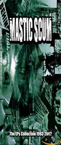 CD cover for "Mastic Scum" with green and black abstract imagery.