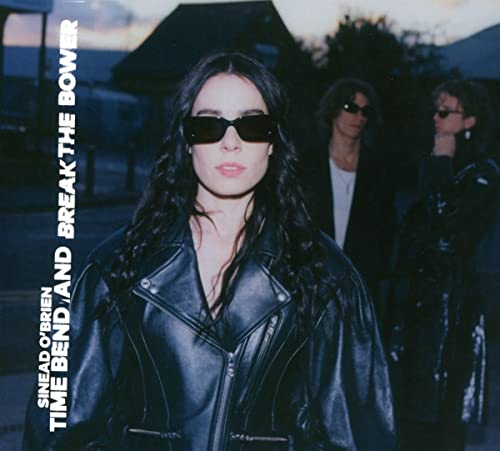 Sinead O’Brien album cover: woman in sunglasses with bandmates in background.