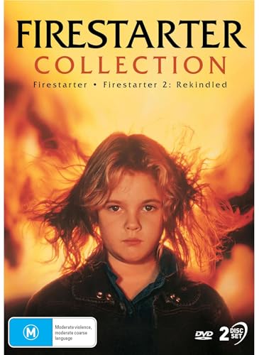 DVD cover for "Firestarter Collection" featuring a young girl with flames.