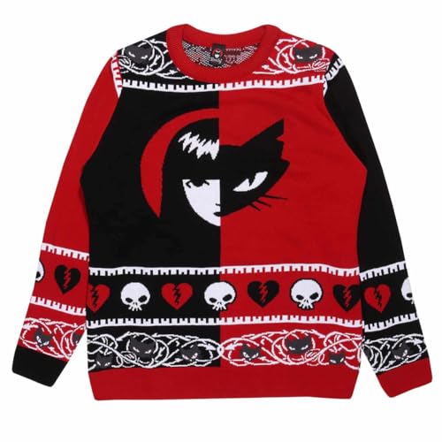 Emily The Strange - Emily Sabbath (Unisex Knitted Jumper) Medium