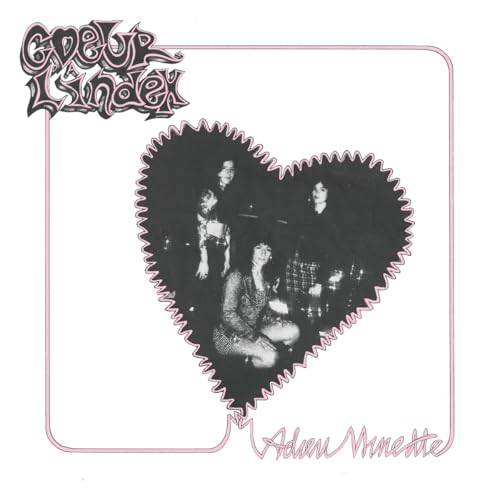 Record album cover: Coeur Linder’s “Adieu Minette” with a heart-shaped photo.