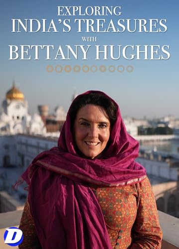 DVD cover featuring Bettany Hughes and a golden-domed Indian building.