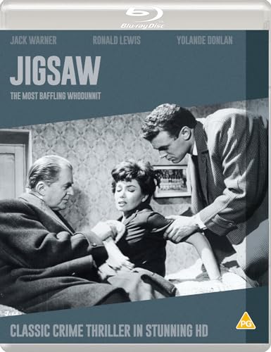 Black and white photo of three people, man restraining woman from seated older man.
