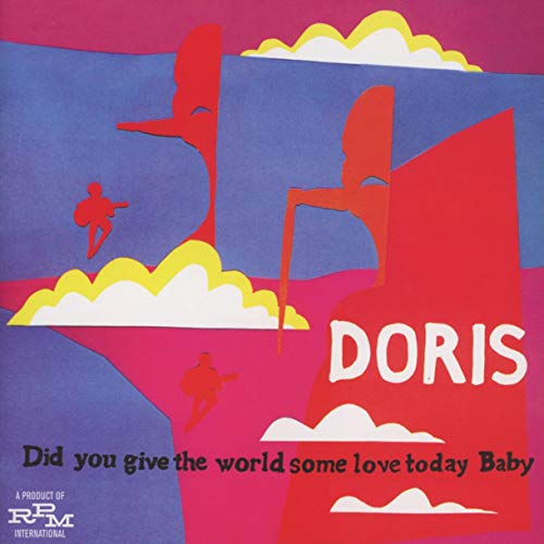 CD cover: abstract red figures with clouds against a pink and blue background.