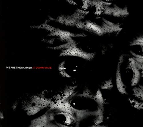 CD cover: distorted faces in black and white with red text.