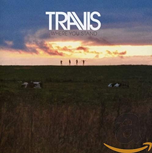 Travis album cover: landscape with figures silhouetted against a sunset.