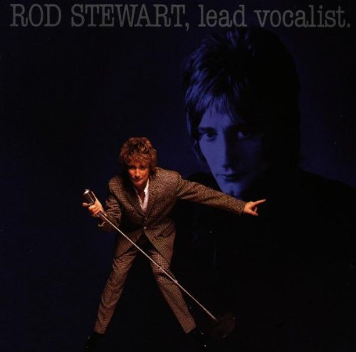 CD cover featuring Rod Stewart in a suit, holding a microphone.