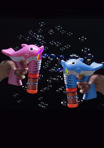 Smiffys Dolphin Bubble Gun - Blue/Pink