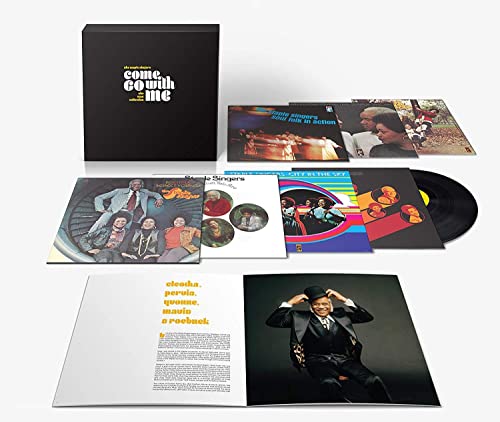 Staple Singers vinyl box set with album covers and booklet displayed.