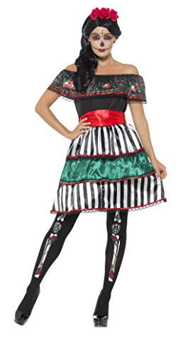 Smiffys 48077L Day of The Dead Senorita Doll Costume (Large)