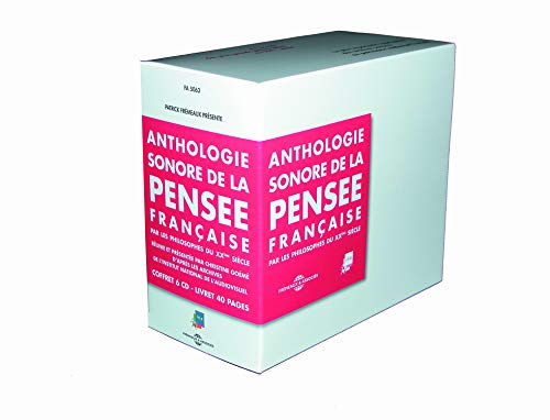 White box set with red text: “Anthologie Sonore de la Pensée Française.”