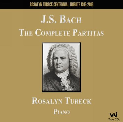 CD cover featuring a portrait of J.S. Bach and Rosalyn Tureck’s name.