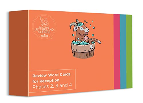 Review Word Cards for Reception (ready-to-use cards) : Phases 2, 3 and 4
