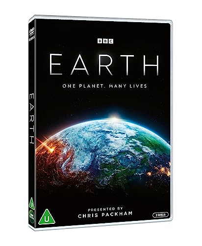 DVD case for “Earth” showing a view of Earth from space.