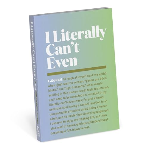 Knock Knock Literally Can’t Even Mini Inner Truth Journal (Pastel Version)