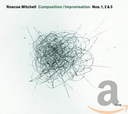 CD cover with abstract black scribbles and the Amazon logo.