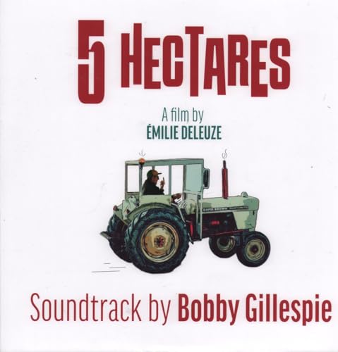 Album cover for "5 Hectares" featuring a tractor and driver illustration.