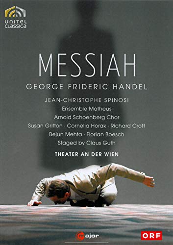 DVD cover for Handel's Messiah, featuring a dancer in a dramatic pose.