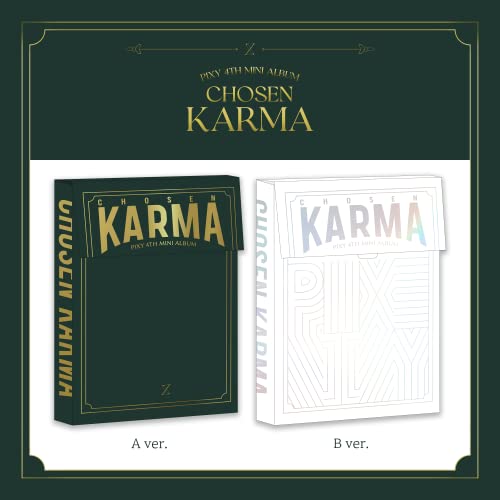 Pixy's "Chosen Karma" CD album, showing two different cover versions.