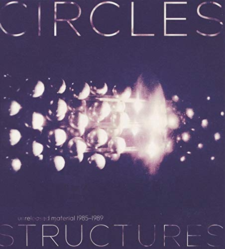 CD cover for “Circles - Structures” with abstract, glowing shapes.