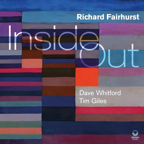 Album cover for "Inside Out" by Richard Fairhurst with abstract color blocks.