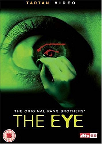 DVD cover for "The Eye" featuring a close-up of a green-tinted eye.