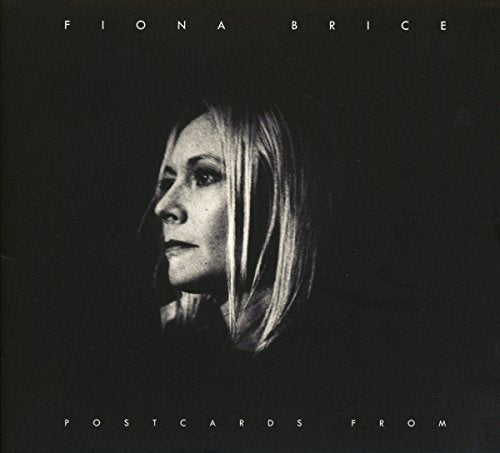 Black and white portrait of Fiona Brice on CD cover.
