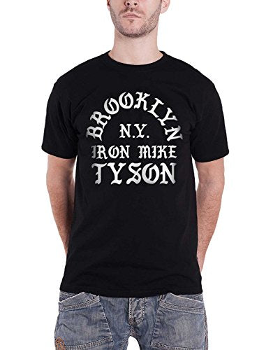 Mike Tyson T Shirt Iron Mike Brooklyn York Official Mens Black S