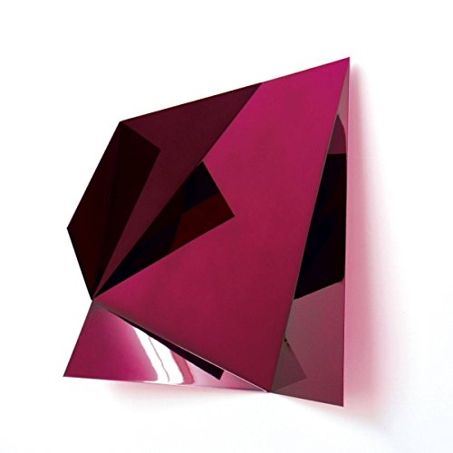 Shiny, angled magenta CD case against a plain white background.